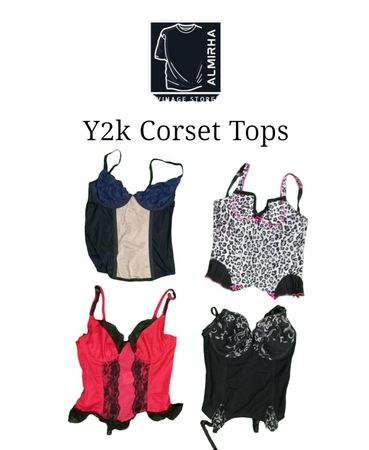 50 pcs of corsets y2k