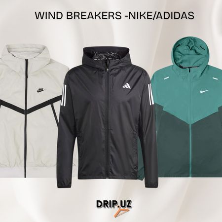 Nike, Adidas Windbreakers Large - Xtra Large Bundle