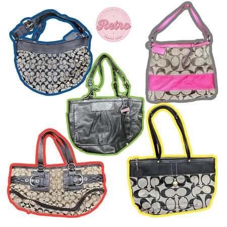 Y2k unique coach bags