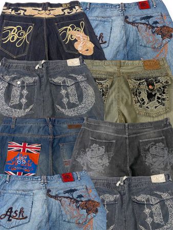 Y2K Baggy Big Sizes Jeans 30 PCS