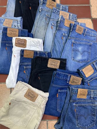 Levi's Orange Tabs and Paper tags
