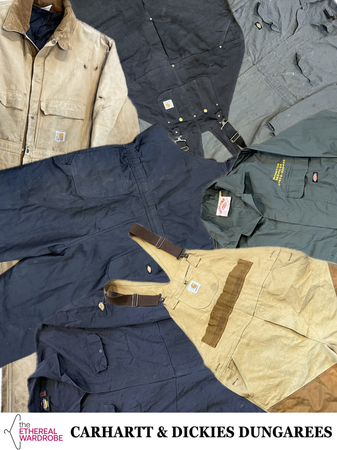 Carhartt and Dickies Dungarees 10pcs
