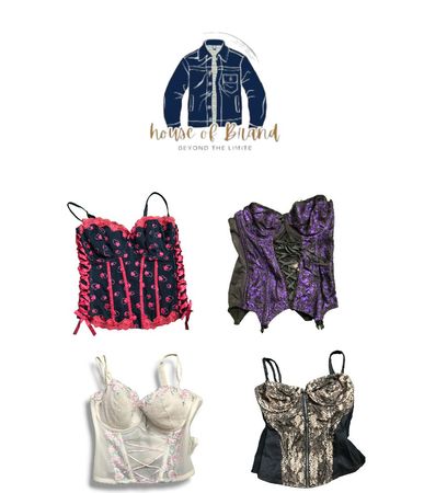 100 pieces Romantic bustier corsets