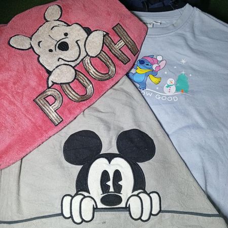 Cartoon- und Druck-Sweatshirt