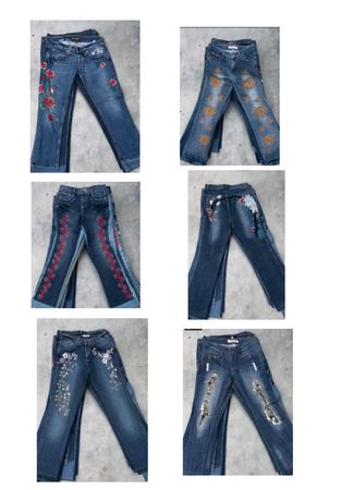 Y2K Embroidery Jeans