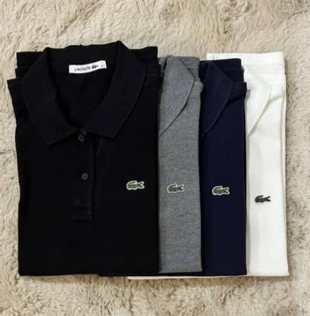 T-shirts à col Lacoste