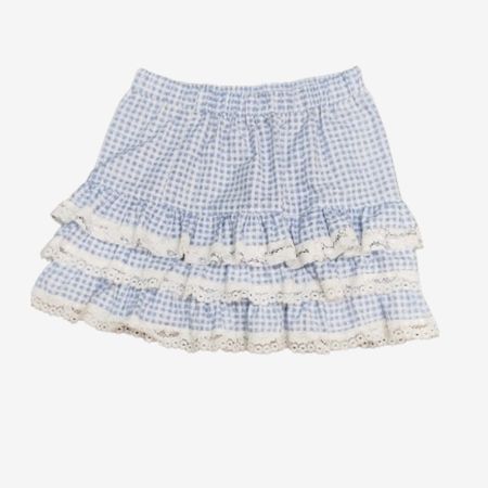SS25 Upcycled Lace Ruffle Cotton Skirts