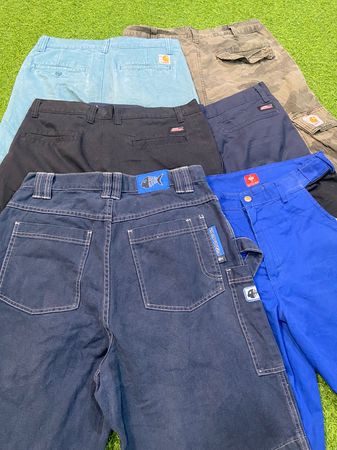 Mix brand workwear carpenter shorts -10 pcs including Carhartt dickies and others