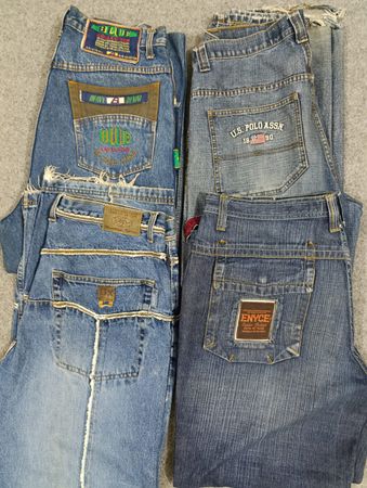 HD124 Designer Baggy Jeans - 15 pcs