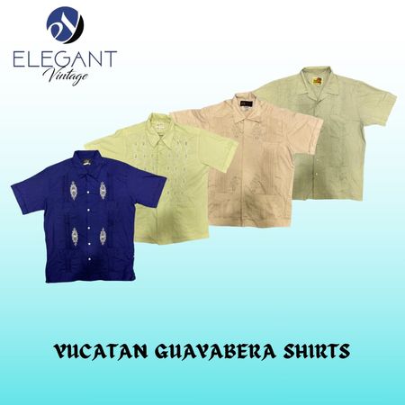 Yucatan Guayabera Shirts - 50 Pieces