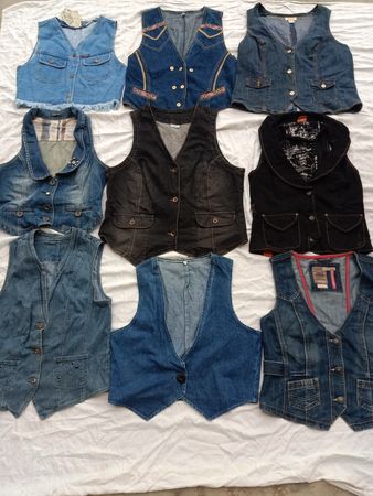 Chaleco de denim 20 piezas