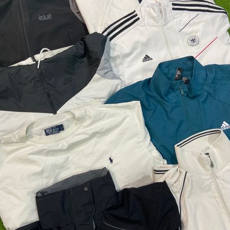 Branded Track/Windbreaker Jacket -10 pcs Including Polo Nike Adidas Wolfskin and other