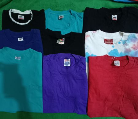 Blank Single-Stitch T-Shirts 27 Pcs
