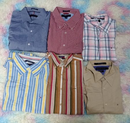 TOMMY HILFIGER MEN'S SHIRT'S - 10 PIECE