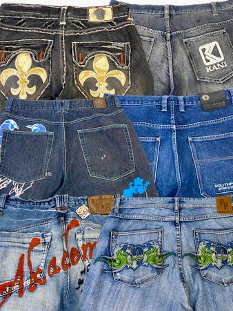Jeans baggy Y2k Hiphop 20 PCS