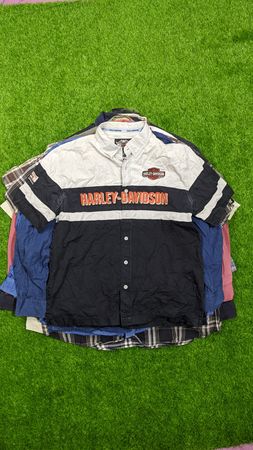 Carhartt, Dickies und Harley Davidson Mix Markenhemden - 21 Stück