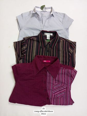 Lining Office Shirt Blouse