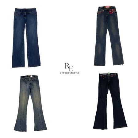 Y2K Unique Jeans FT Apple Bottom (SR-581)