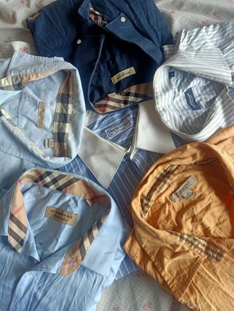 Burberry & christian dior shirts 22 pieces