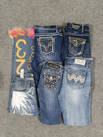 HD169 Ladies Y2K Flared Jeans - 14 pcs