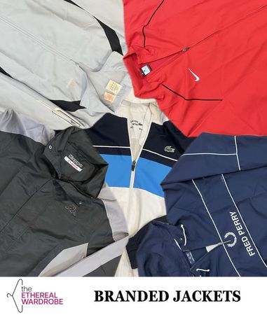 Branded Jackets including Lacoste, Nike, Adidas and other top brands