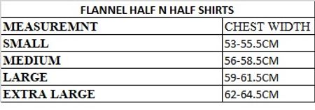 SS24 Reworked / Upcycled Flannel Half & Half Shirt