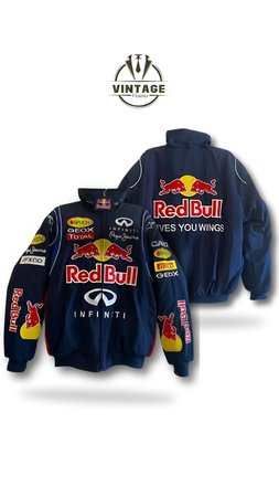 Rework Style Redbull Formula 1 Racing Jackets - 15 Pcs Navy Blue