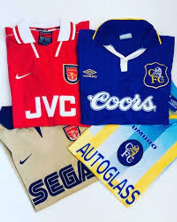 Vintage football club jersey