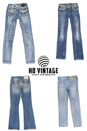 HD196 Kinder Y2K Miss me & True Religion Jeans - 12 Stück