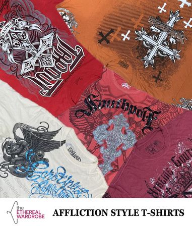 Affliction Style T-Shirts incl. Tapout, MMA Elite & Affliction