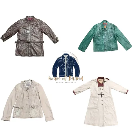 Manteaux trench en cuir Y2K