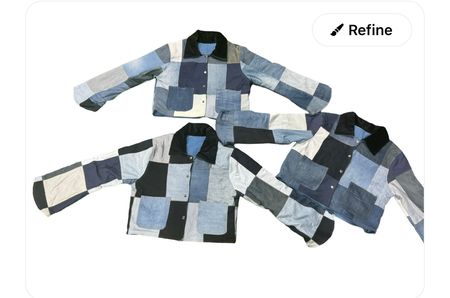 リワークスタイル レディース クロップド デニム ジャケット 50個