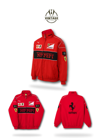 Ferrari Racing Jackets Rework Style - Red - 20 Pcs