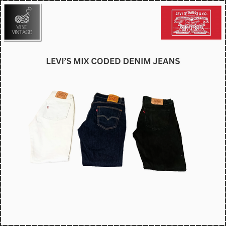 LEVI'S MIX CODED DENIM JEANS - 20 PCS (BUNDLE 1)