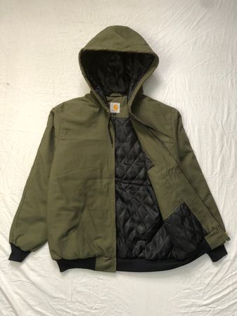 Vintage Carhartt Rework Style Olivgrüne Hoodies Alle Größen - 15 Stück