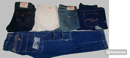 True Religion and FUBU pant and shorts 5pieces