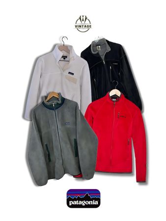 Vestes en polaire Patagonia et 1 doudoune - 8 pièces