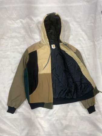 Hoodies en patchwork de style rework Vintage Carhartt Toutes tailles - 15 pièces