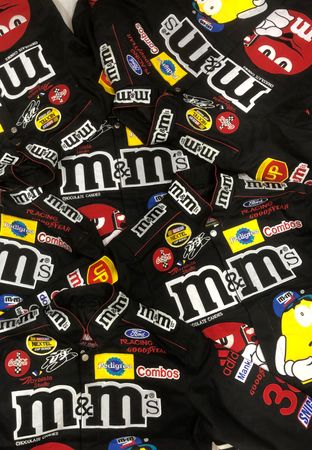 Nascar Rework Style M&Ms Black Racing Jackets - 15 pcs