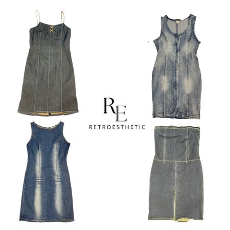 Y2K Denim Dresses (SR-673)