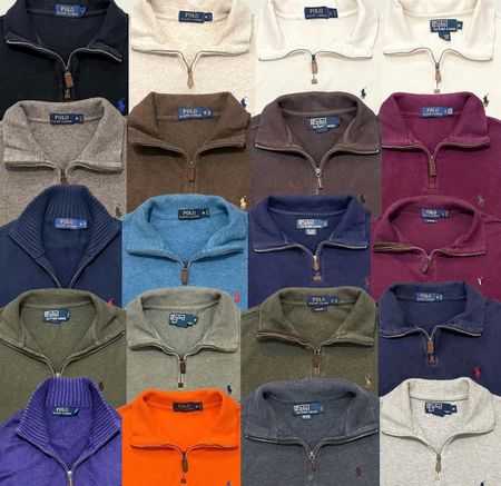 Ralph Lauren 1/4 zip sweater -30 pieces