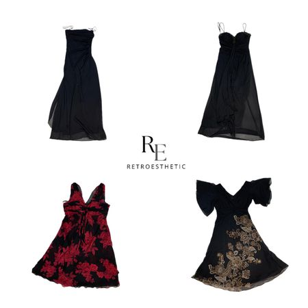 Y2K Gothic Summer Dresses (SR-683)