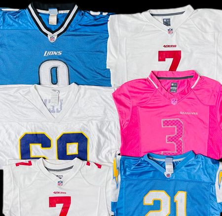 Maillot de sport en nylon NFL 16 pièces