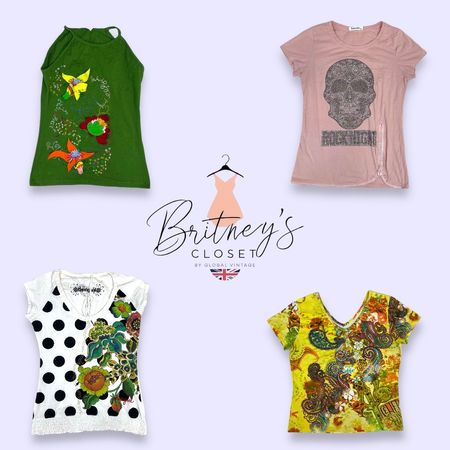 Y2K Baby Tees - 10 Pieces