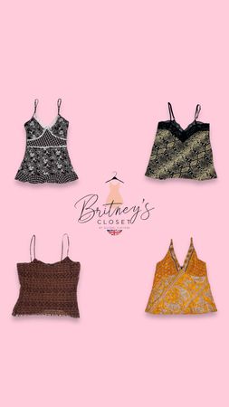 Y2K Mix Cami Tops - 10 pièces