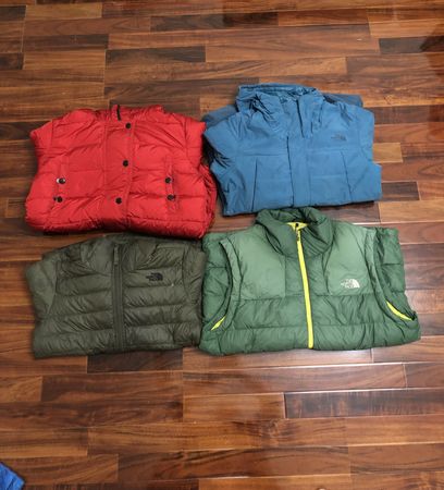 G0036 Vestes matelassées vintage unisexes - 10 pièces