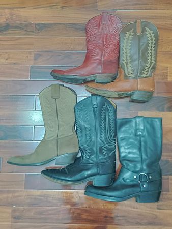 G0054 Vitnage Cow Boy Boots - 12 pieces