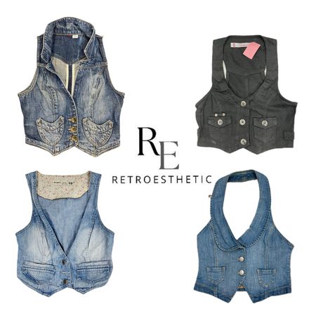 Y2K Denim waistcoat (SR-686)