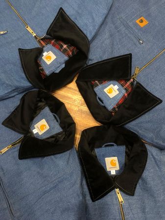 Carhartt Rework Style Denim Jackets All Sizes Available - 10 pcs