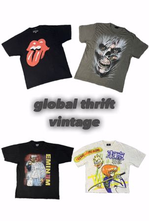 T-SHIRTS VINTAGE DE MUSIQUE
